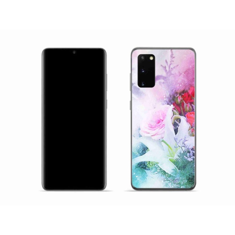 Gél borító mmCase Samsung Galaxy S20 - virágok 4