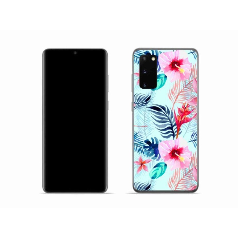 Zselés borítás mmCase Samsung Galaxy S20 készülékhez - virágok