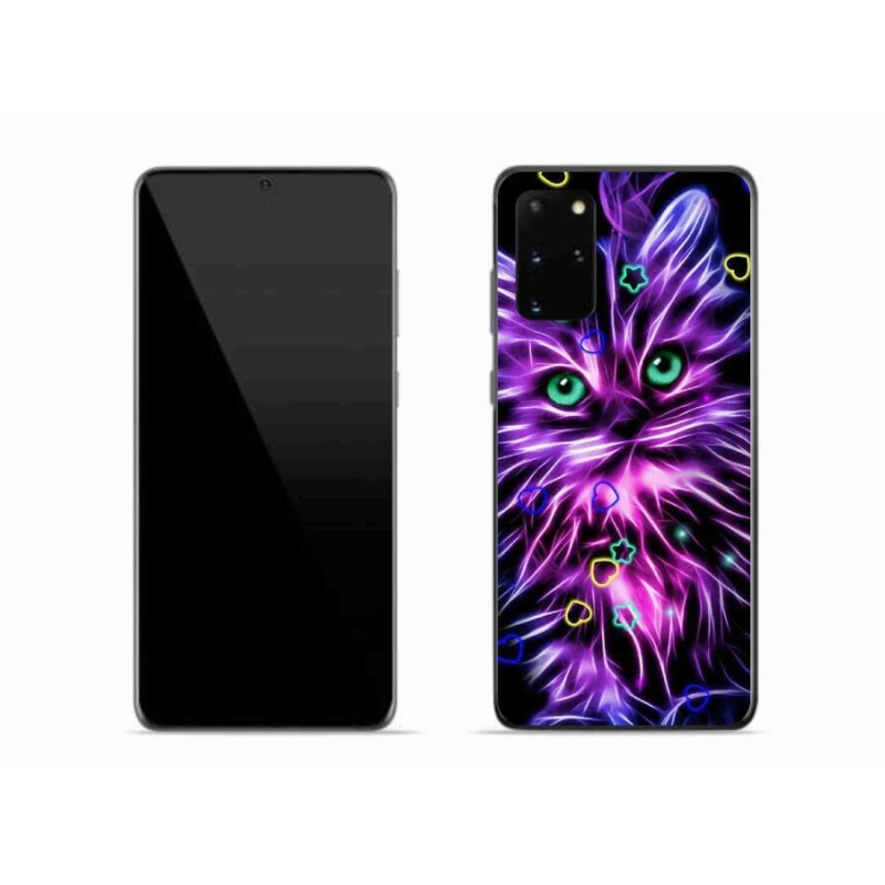 Zselés borítás mmCase Samsung Galaxy S20 Plus készülékhez - absztrakt macska