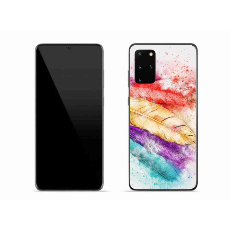 Gél védőhuzat mmCase Samsung Galaxy S20 Plus készülékhez - színes tollak