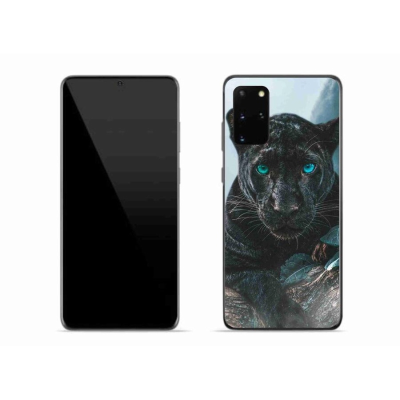 Zselés borítás mmCase Samsung Galaxy S20 Plus készülékhez - fekete párduc