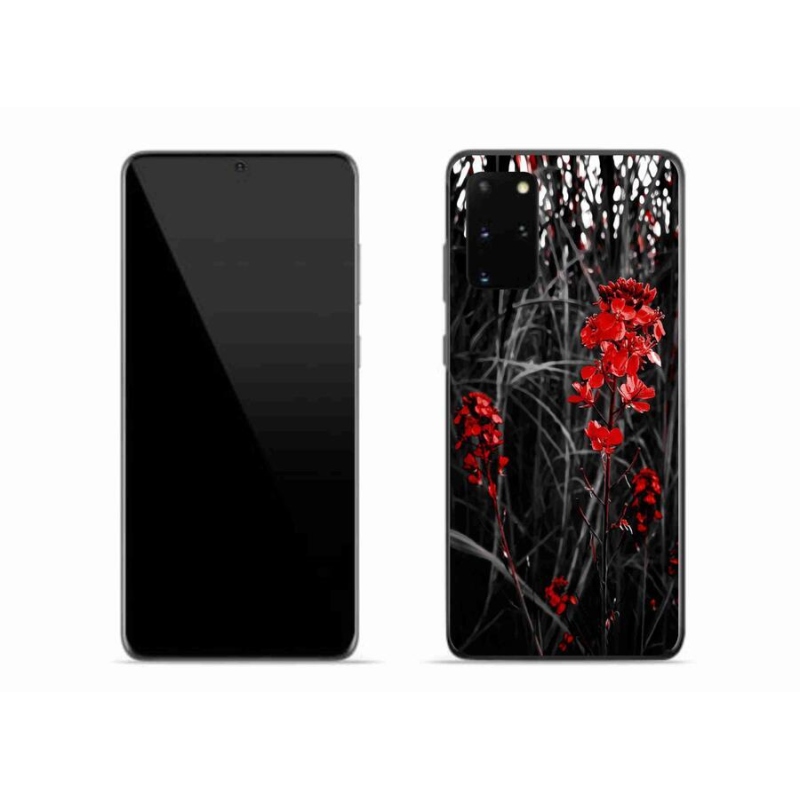 Gél védőhuzat mmCase Samsung Galaxy S20 Plus - piros növényhez