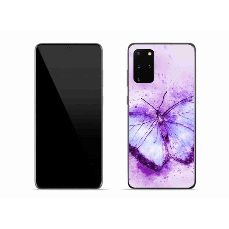 Gél védőhuzat mmCase Samsung Galaxy S20 Plus készülékhez - lila pillangó
