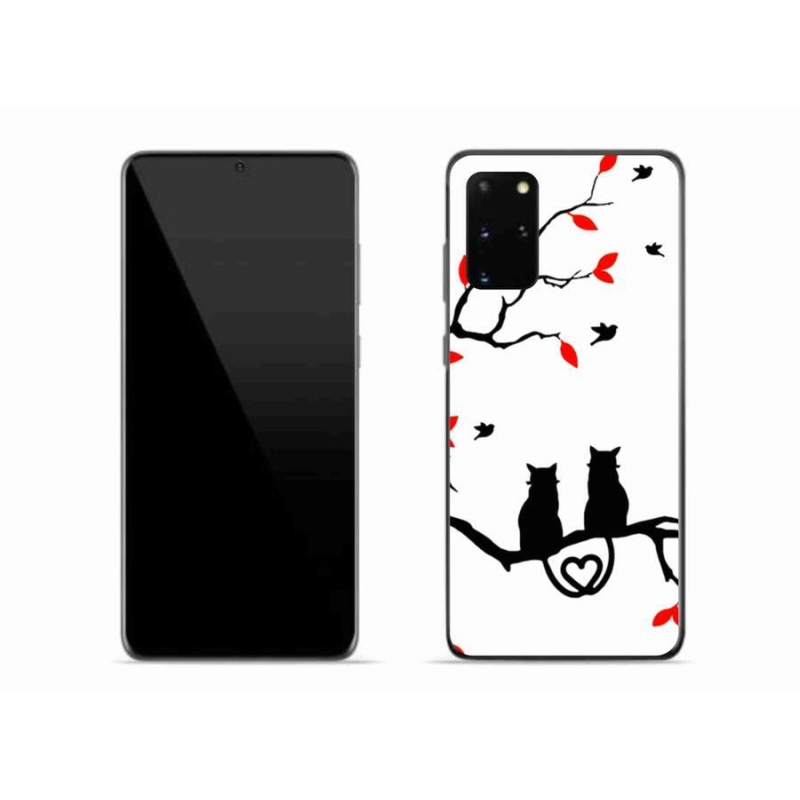 Gél borítás mmCase Samsung Galaxy S20 Plus készülékhez - macska szeretet