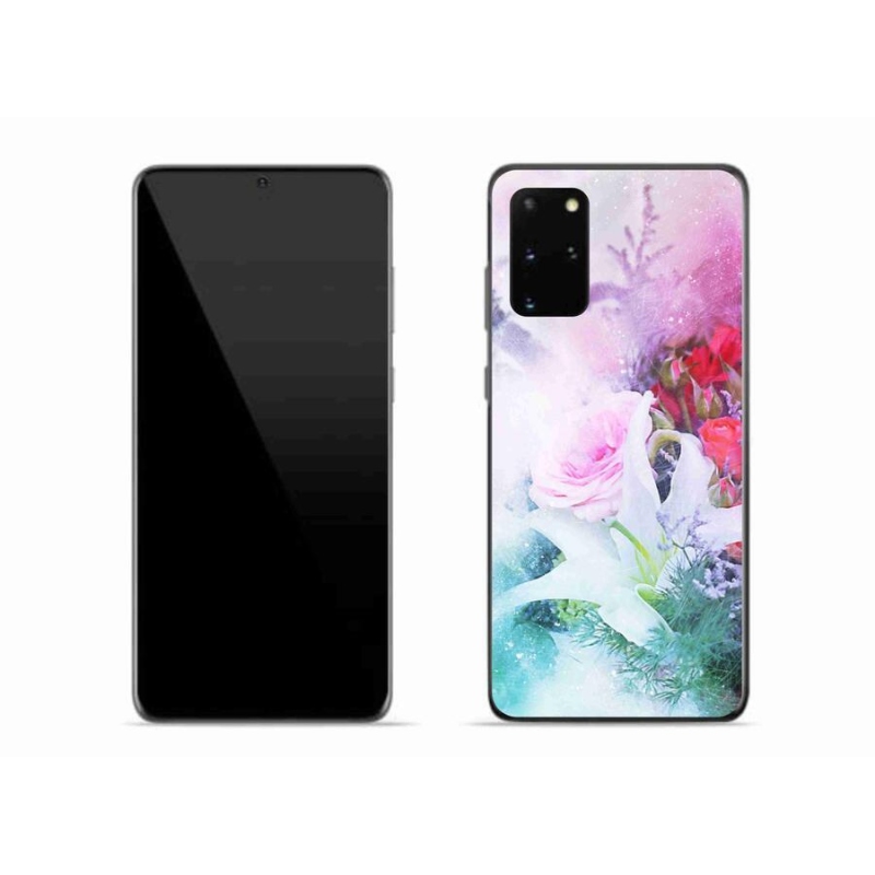 Zselés borítás mmCase Samsung Galaxy S20 Plus - virágok 4
