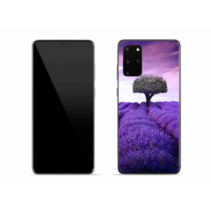 Gél védőhuzat mmCase Samsung Galaxy S20 Plus készülékhez - levendula rét