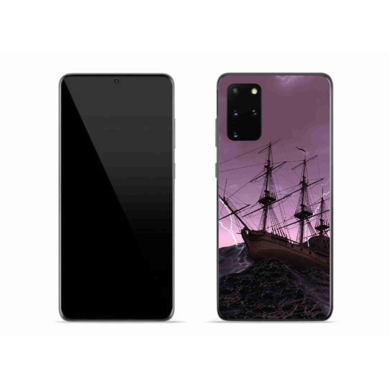 Zselés borítás mmCase Samsung Galaxy S20 Plus készülékhez - hajó a viharban