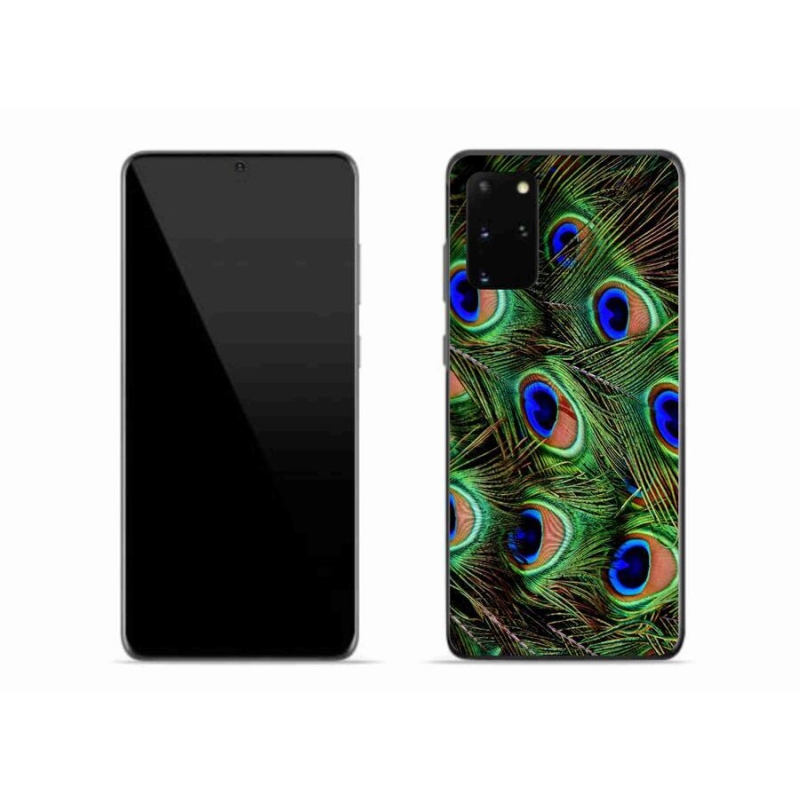 Zselés borítás mmCase Samsung Galaxy S20 Plus készülékhez - pávatoll
