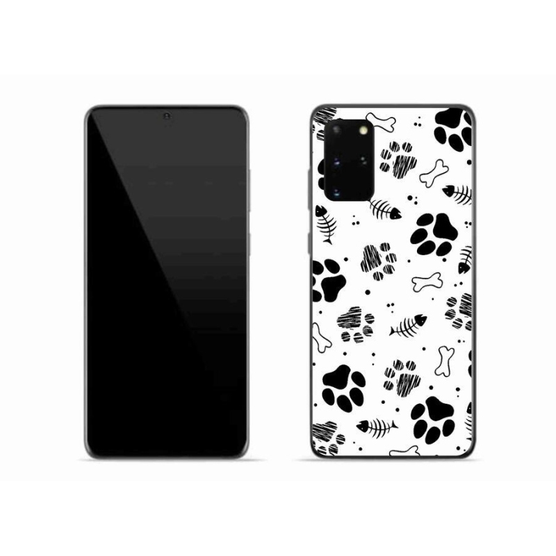 Zselés borítás mmCase Samsung Galaxy S20 Plus készülékhez - kutyamancsok 1