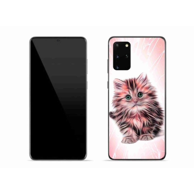 Gél borítás mmCase Samsung Galaxy S20 Plus készülékhez - aranyos cica