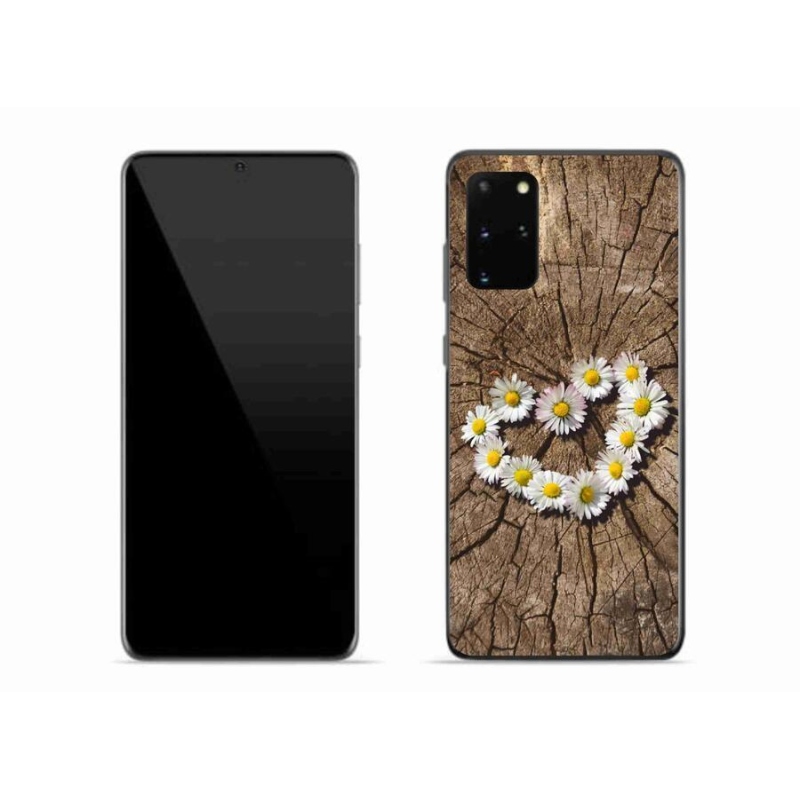 Zselés borítás mmCase Samsung Galaxy S20 Plus készülékhez - százszorszépek szíve
