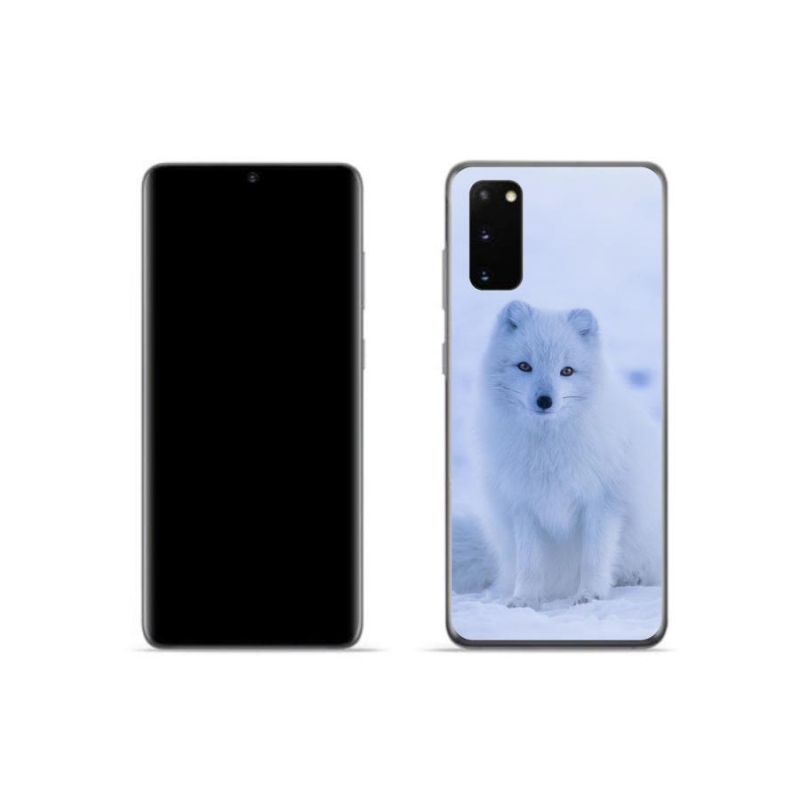 Zselés borítás mmCase Samsung Galaxy S20 készülékhez - polár róka