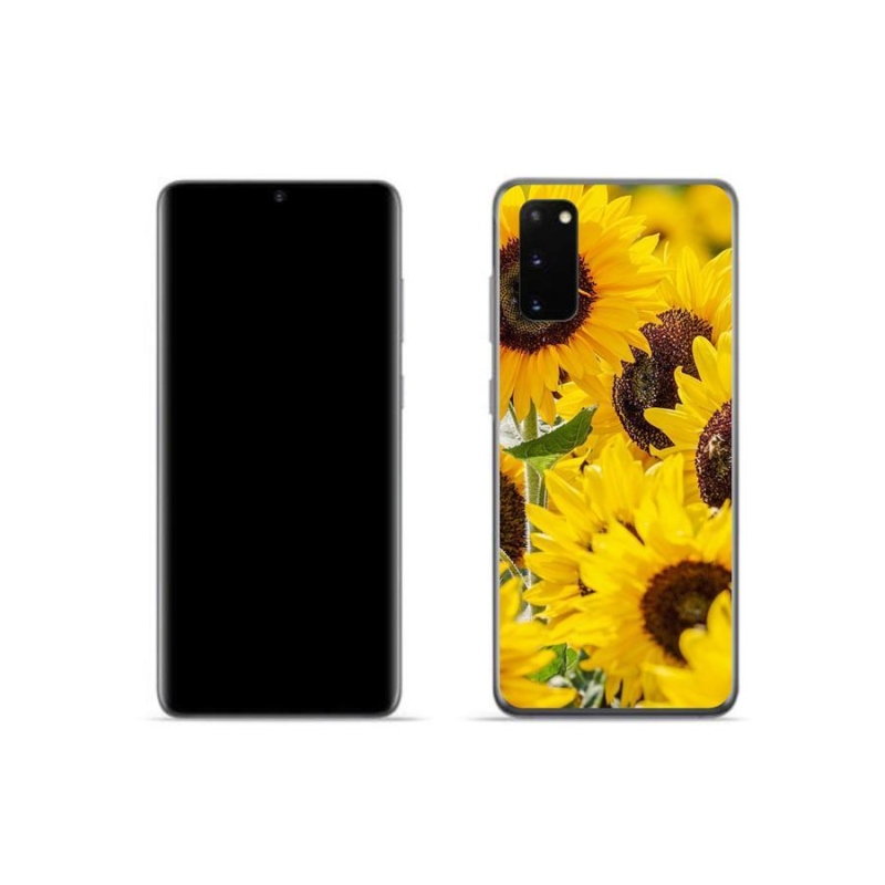 Zselés borítás mmCase Samsung Galaxy S20 készülékhez - Napraforgó