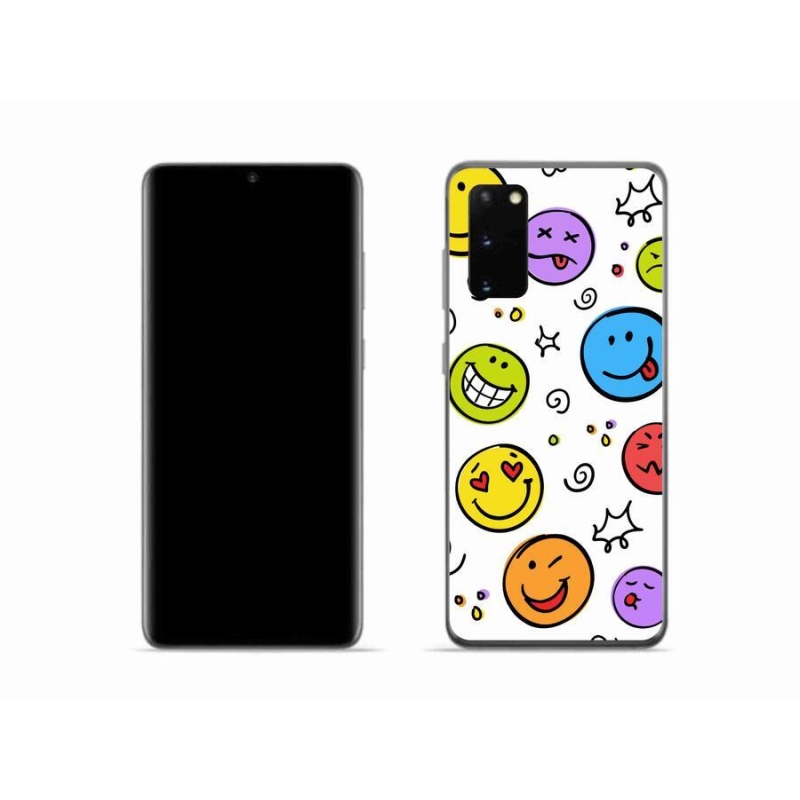 Gél borítás mmCase Samsung Galaxy S20 készülékhez - smiley-k