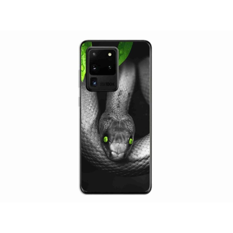 Gél védőburkolat mmCase Samsung Galaxy S20 Ultra - kígyó