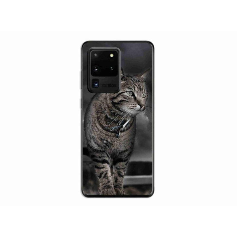 Zselés borítás mmCase Samsung Galaxy S20 Ultra készülékhez - macska