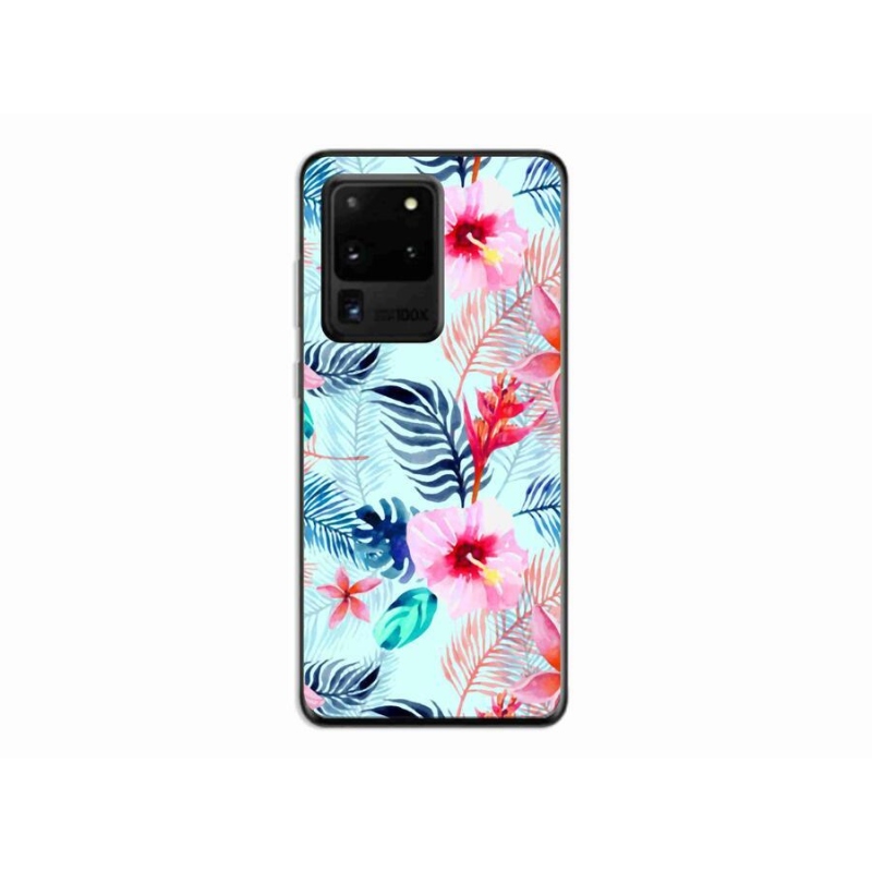 Zselés borítás mmCase Samsung Galaxy S20 Ultra készülékhez - virágok