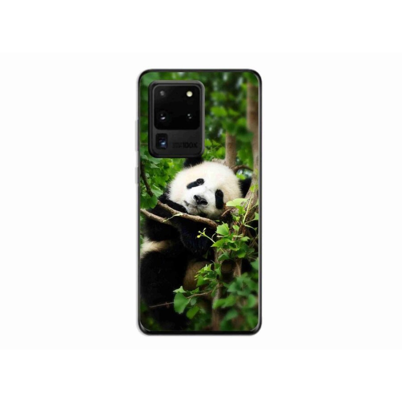 Gél védőhuzat mmCase Samsung Galaxy S20 Ultra készülékhez - panda