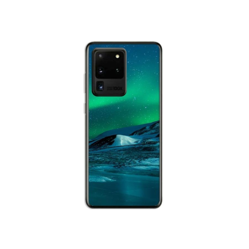 Gél borítás mmCase Samsung Galaxy S20 Ultra készülékhez - sarki fény