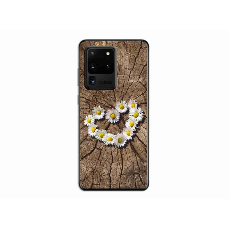 Zselés borítás mmCase Samsung Galaxy S20 Ultra készülékhez - Százszorszépek szíve