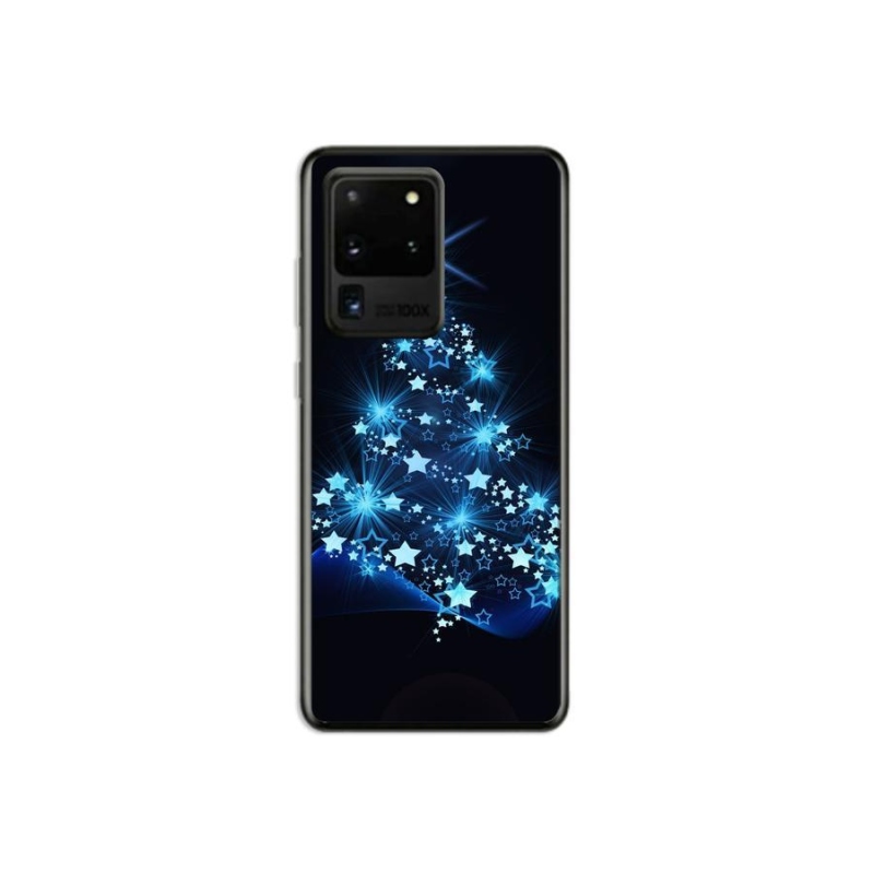 Gél borítás mmCase Samsung Galaxy S20 Ultra készülékhez - karácsonyfa