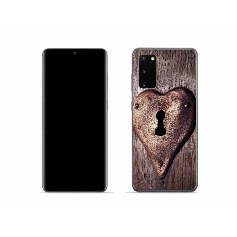 Gél borítás mmCase Samsung Galaxy S20 készülékhez - szív alakú zár