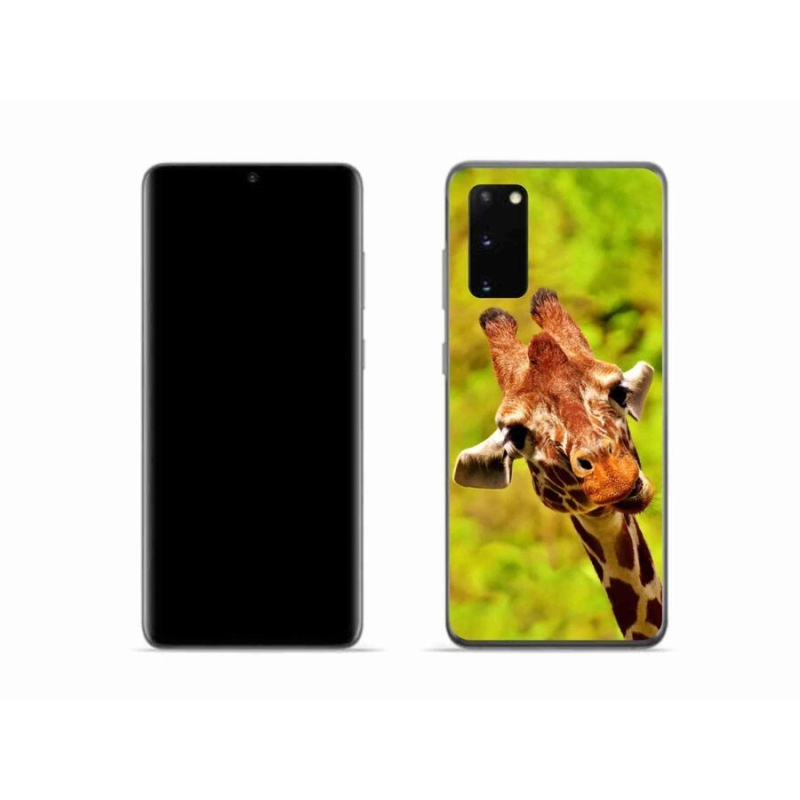 Zselés borítás mmCase Samsung Galaxy S20 készülékhez - zsiráf