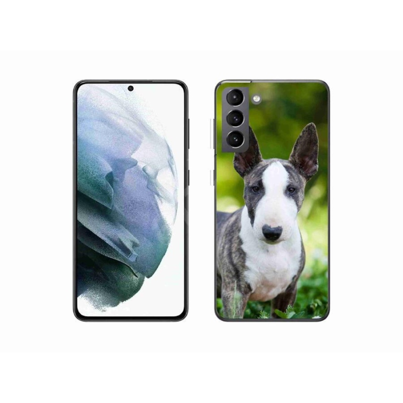Gél borítás mmCase Samsung Galaxy S21 készülékhez - angol bullterrier