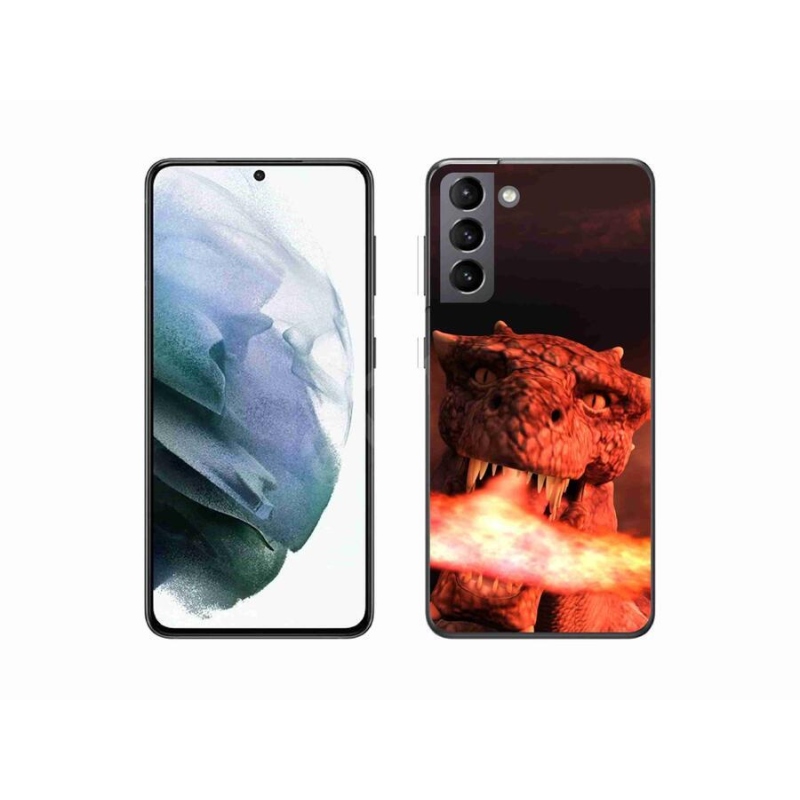 Zselés borítás mmCase Samsung Galaxy S21 készülékhez - sárkány