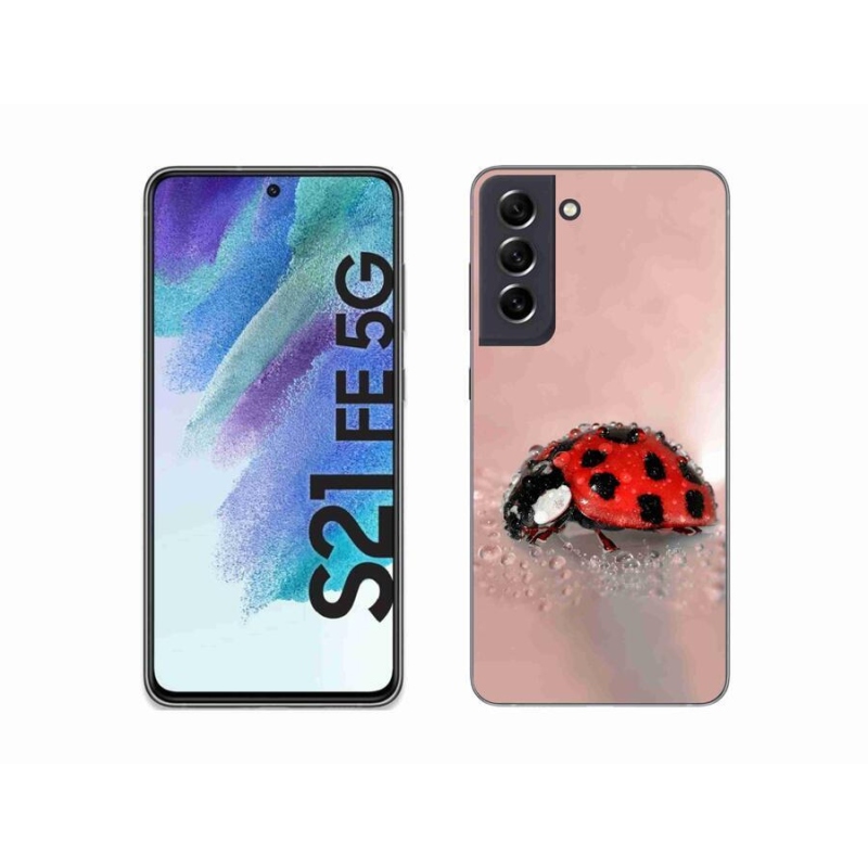 Zselés borítás mmCase Samsung Galaxy S21 FE 5G - katicabogár
