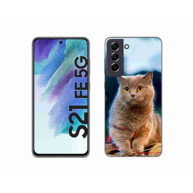 Gél védőhuzat mmCase Samsung Galaxy S21 FE 5G - brit kék 2
