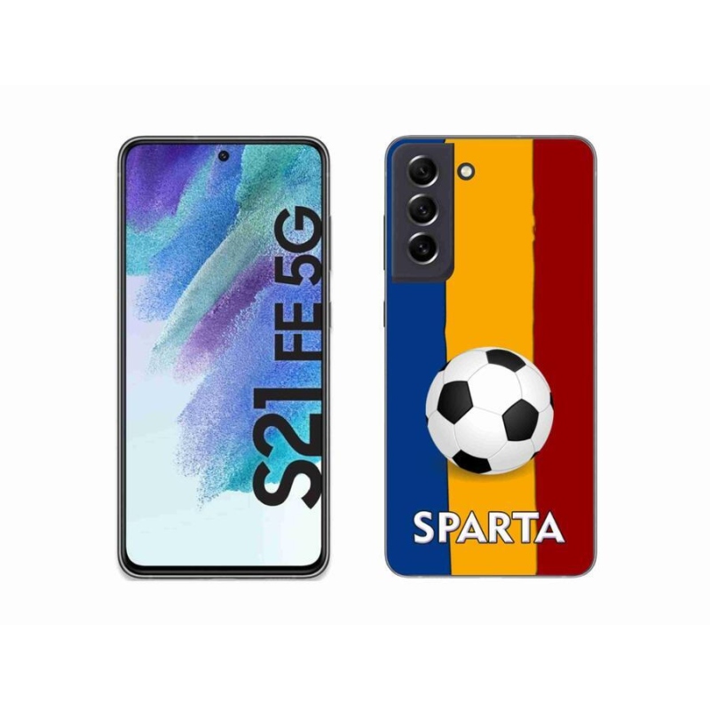 Gél védőburkolat mmCase Samsung Galaxy S21 FE 5G - futball 1