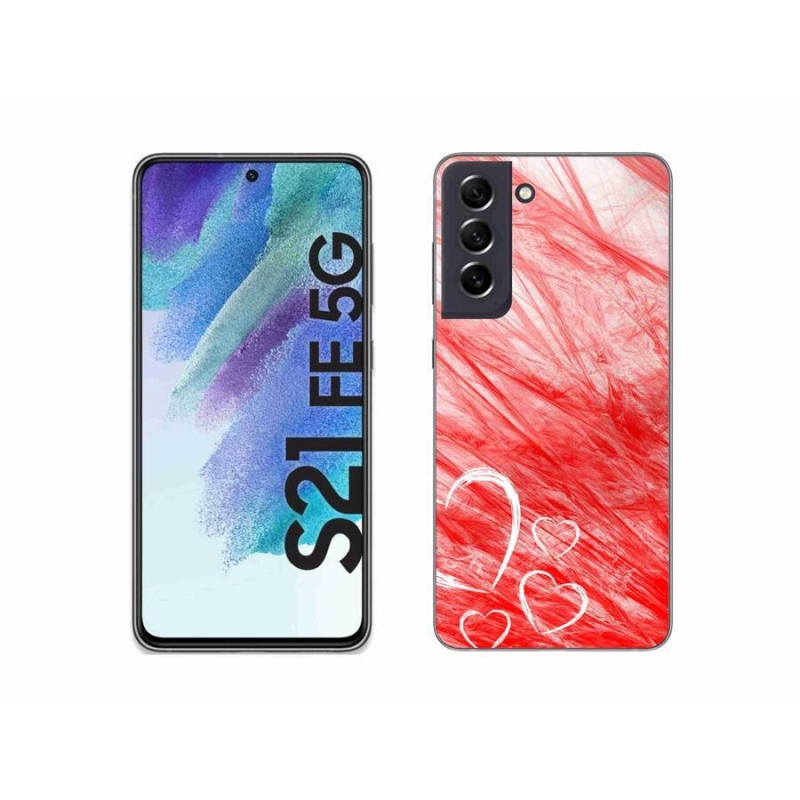 Zselés borítás mmCase Samsung Galaxy S21 FE 5G - szív