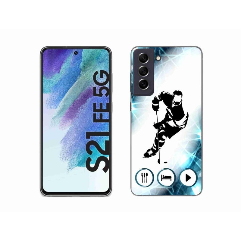Zselés borítás mmCase Samsung Galaxy S21 FE 5G - jégkorong 1
