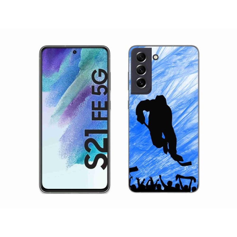 Gél borítás mmCase Samsung Galaxy S21 FE 5G - hokijátékos számára