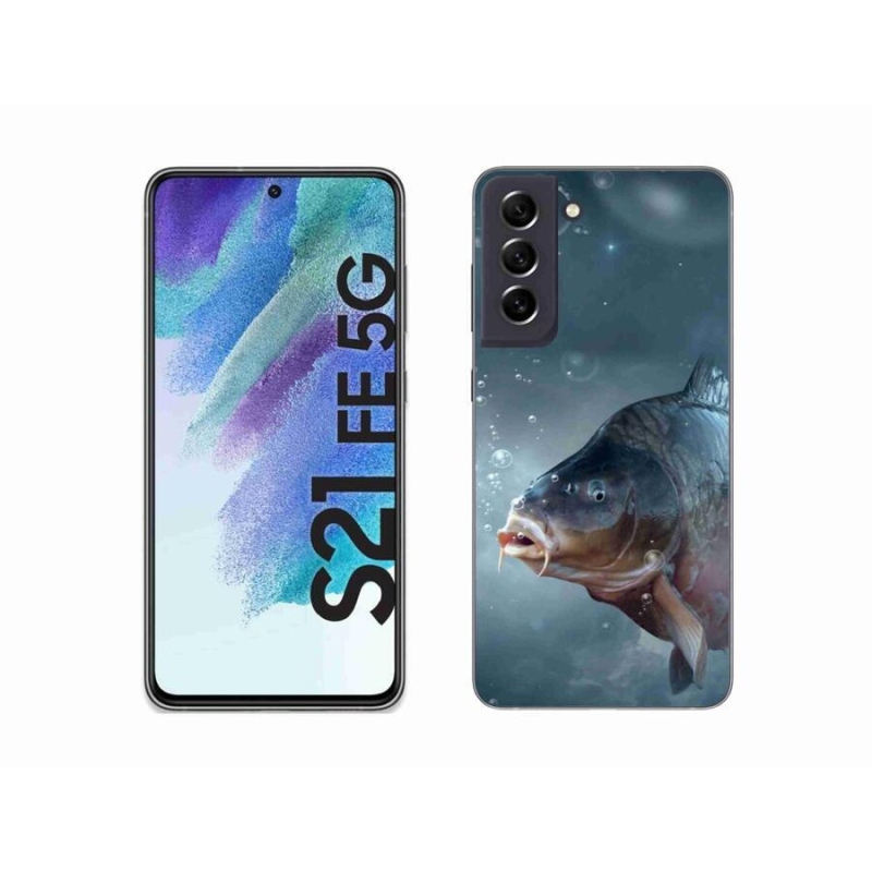 Gél borítás mmCase Samsung Galaxy S21 FE 5G - ponty és buborékok