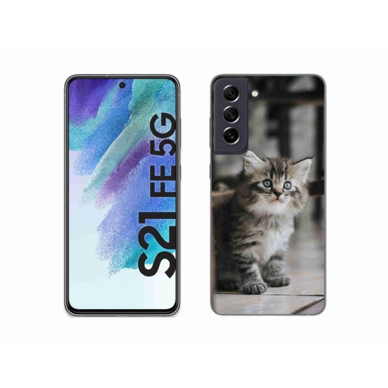 Zselés borítás mmCase Samsung Galaxy S21 FE 5G - cica