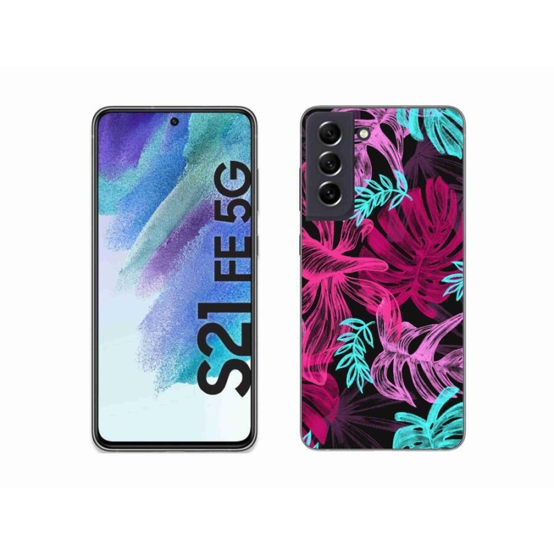 Zselés borítás mmCase Samsung Galaxy S21 FE 5G - virágok 1