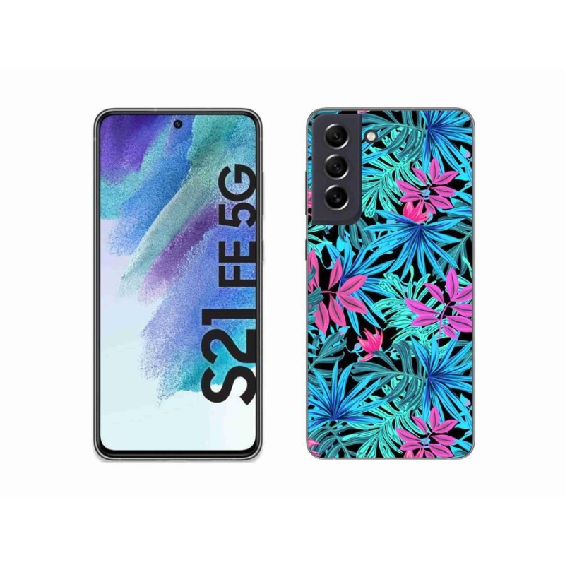 Zselés borítás mmCase Samsung Galaxy S21 FE 5G - virágok 3