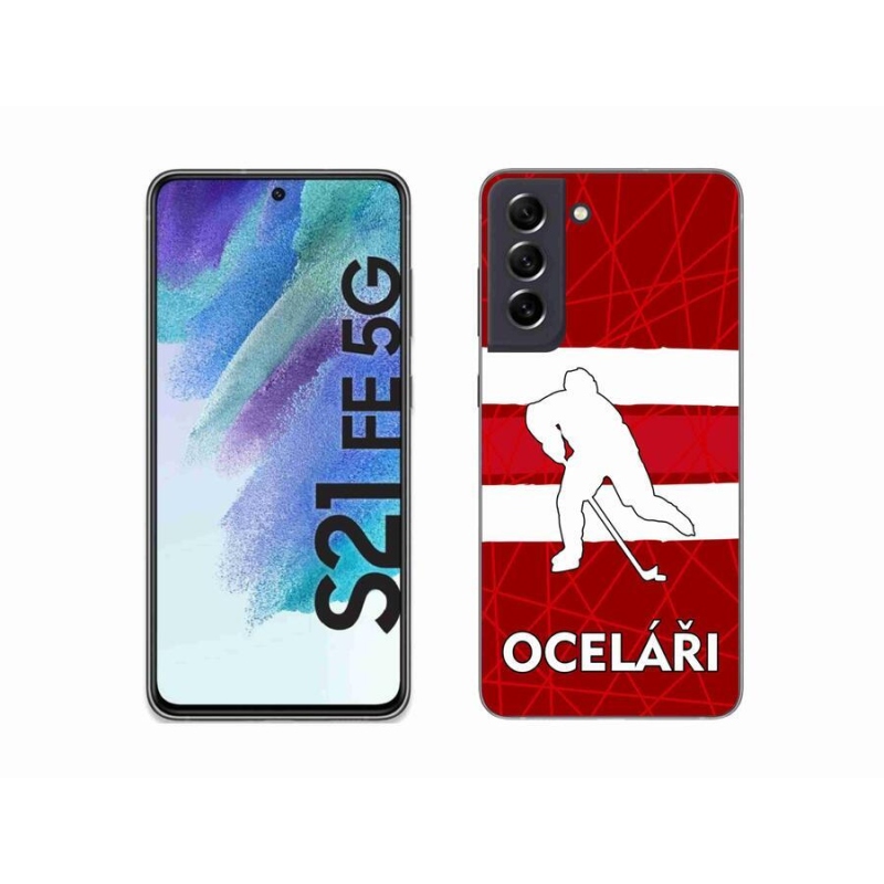 Zselés borítás mmCase Samsung Galaxy S21 FE 5G - Acélszínűek
