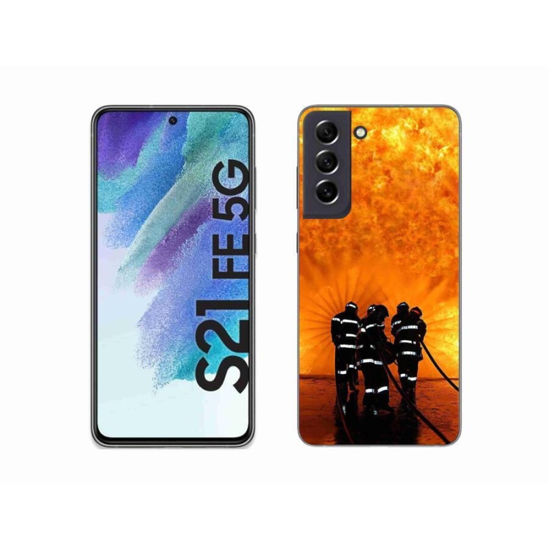 Zselés borítás mmCase Samsung Galaxy S21 FE 5G - tűz