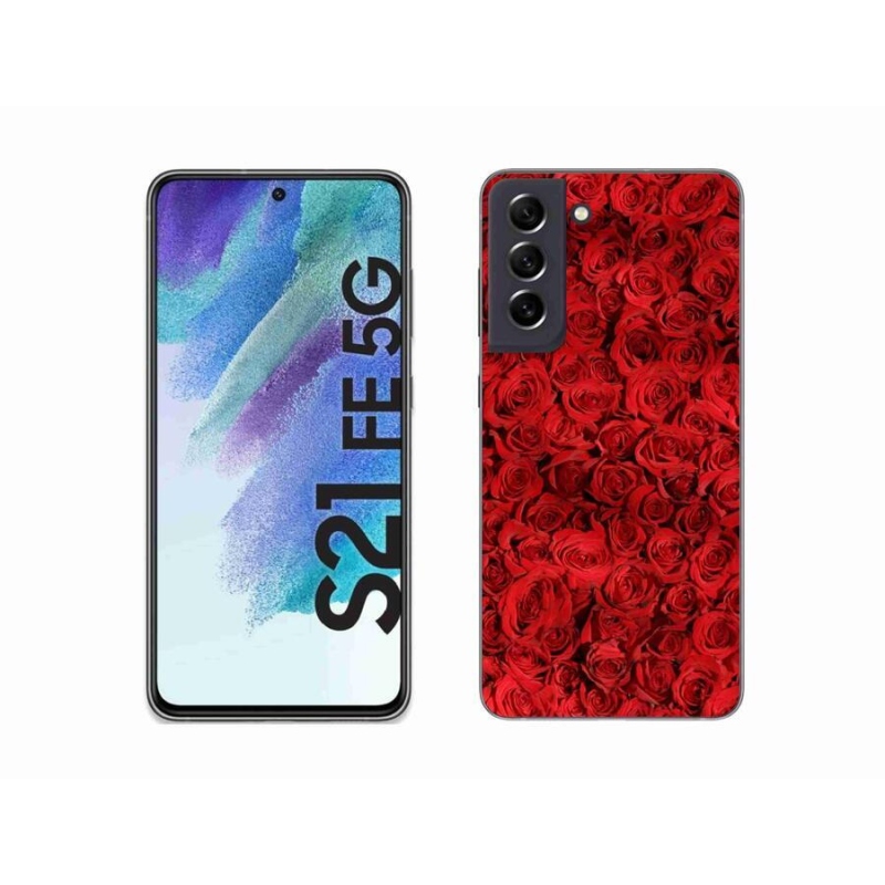 Zselés borítás mmCase Samsung Galaxy S21 FE 5G - rózsaszínű