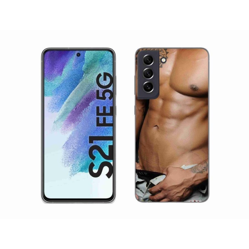 Gél borítás mmCase Samsung Galaxy S21 FE 5G - szexi férfi