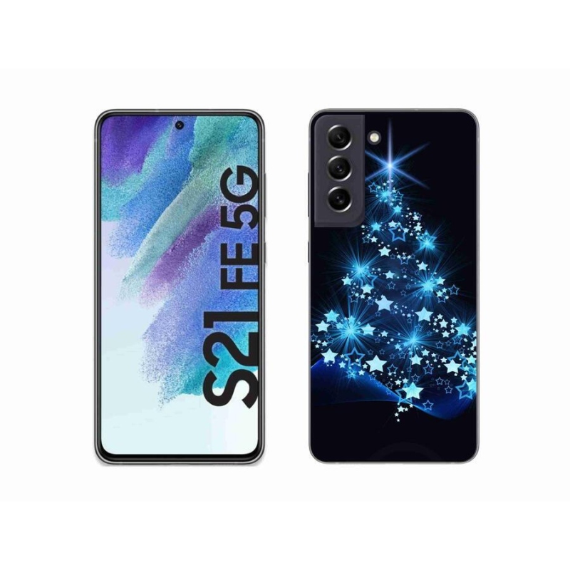 Gél borítás mmCase Samsung Galaxy S21 FE 5G - karácsonyfa
