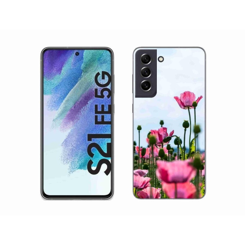 Gél védőhuzat mmCase Samsung Galaxy S21 FE 5G - mákos színű