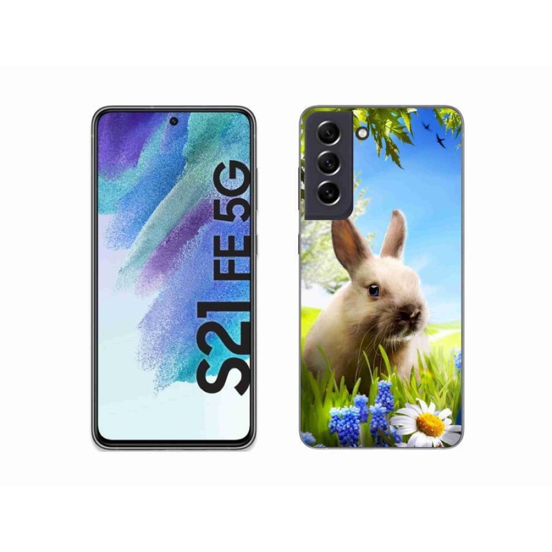 Zselés borítás mmCase Samsung Galaxy S21 FE 5G - nyuszi