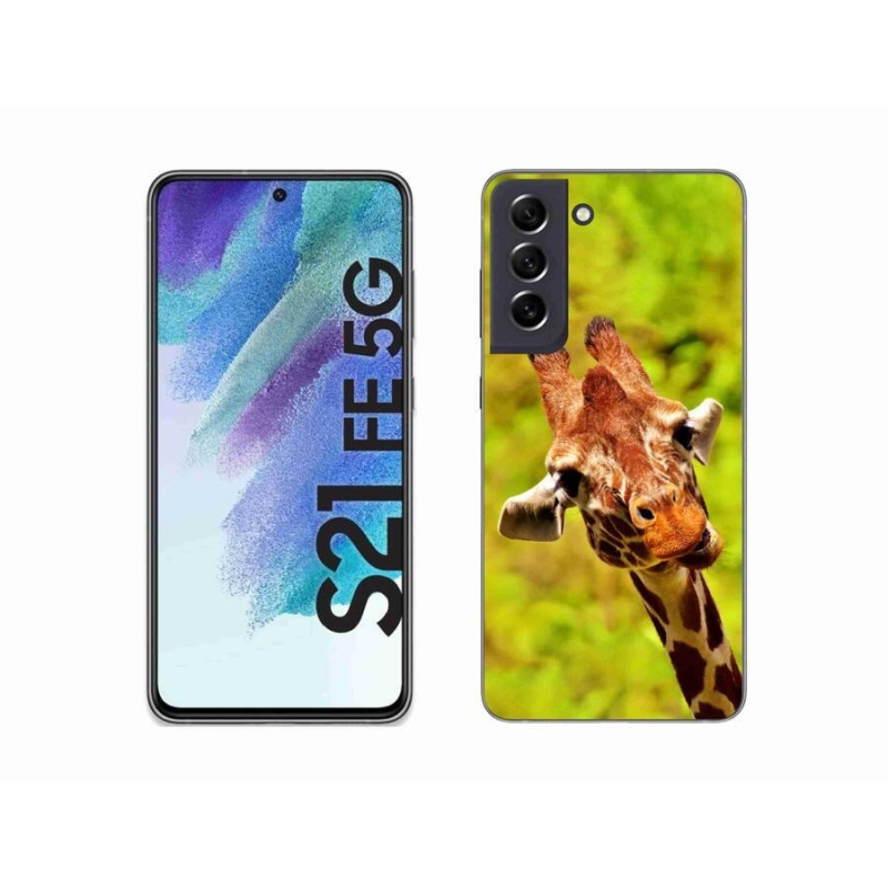 Gél védőhuzat mmCase Samsung Galaxy S21 FE 5G - zsiráf