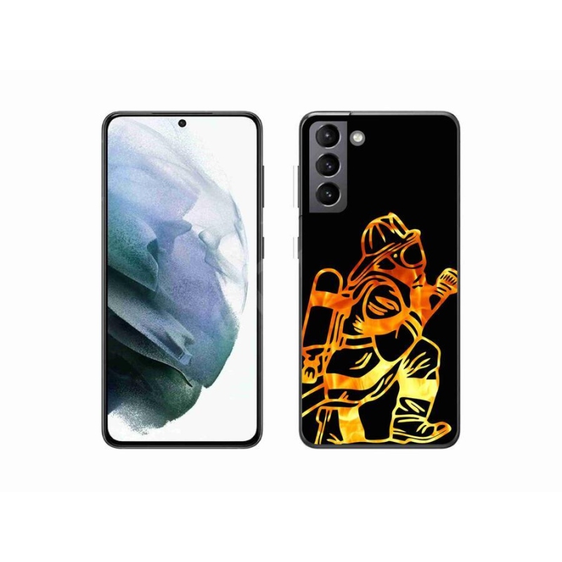 Gél borítás mmCase Samsung Galaxy S21 - tűzoltó 1