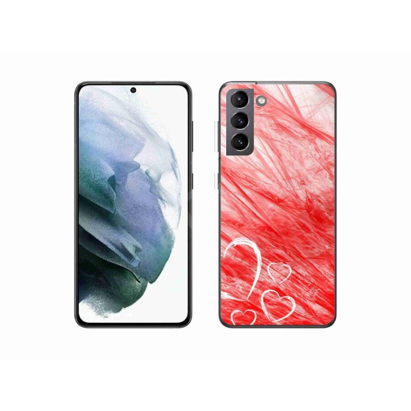 Gél borítás mmCase Samsung Galaxy S21 készülékhez - szív