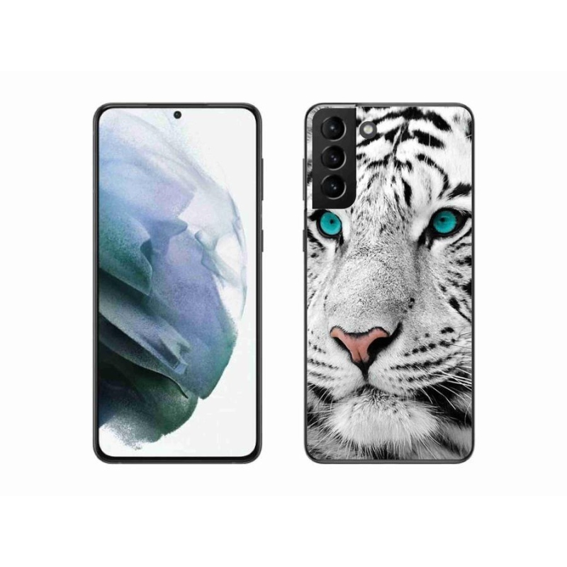 Zselés borítás mmCase Samsung Galaxy S21 Plus készülékhez - fehér tigris